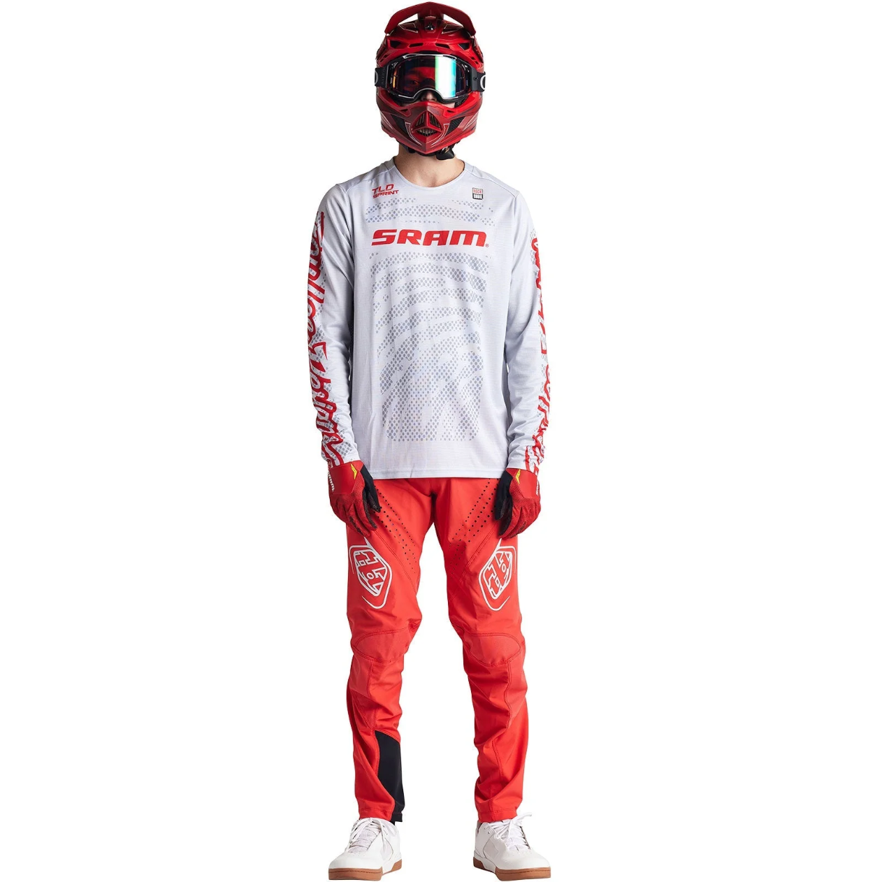 TROY LEE DESIGNS SPRINT SRAM Langarmtrikot Weiß