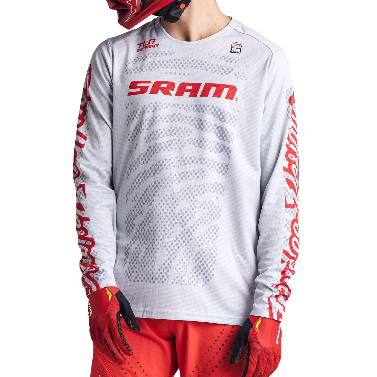 TROY LEE DESIGNS SPRINT SRAM Langarmtrikot Weiß