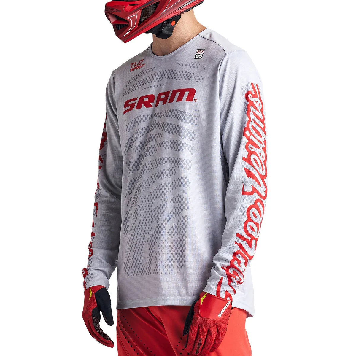 TROY LEE DESIGNS SPRINT SRAM Langarmtrikot Weiß