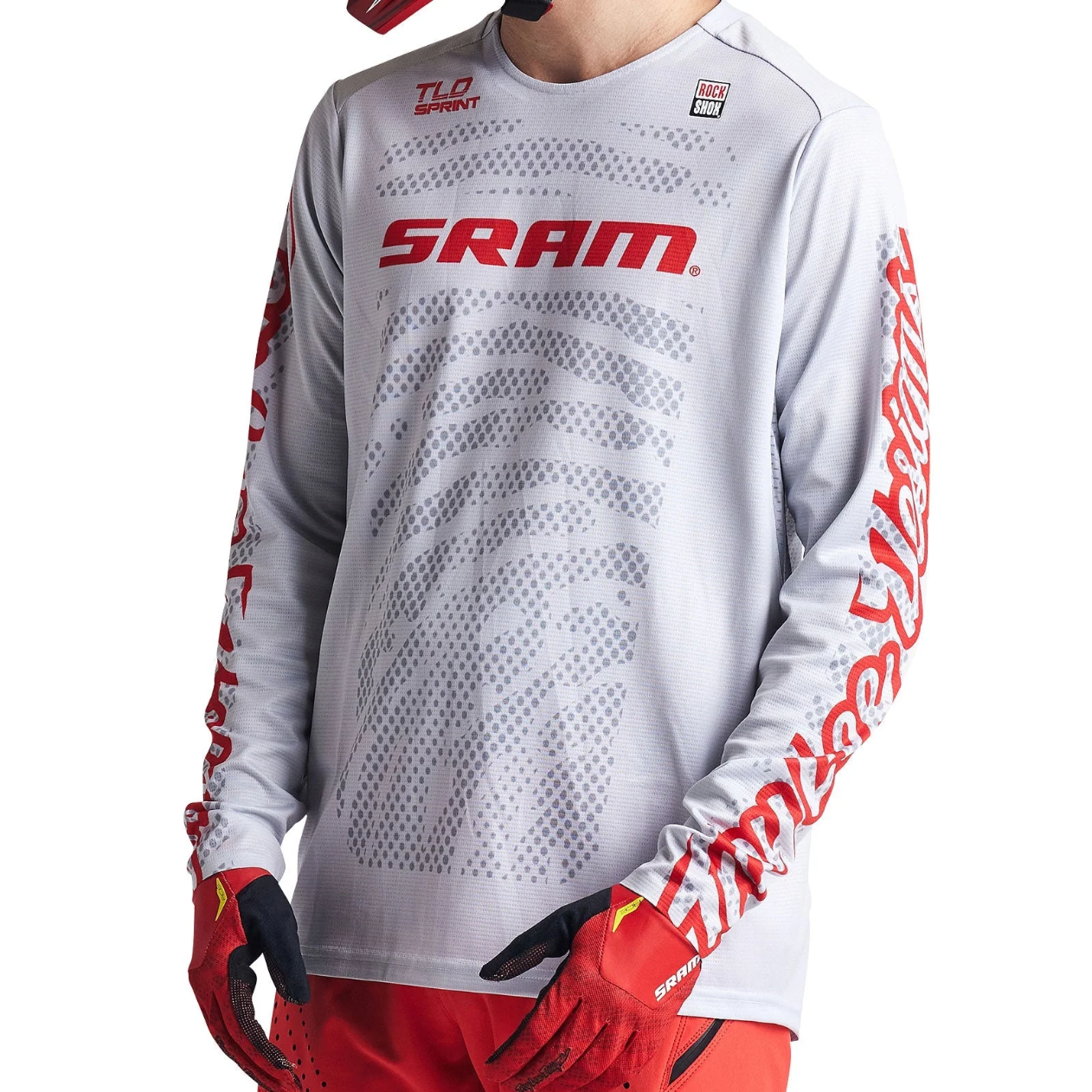TROY LEE DESIGNS SPRINT SRAM Langarmtrikot Weiß