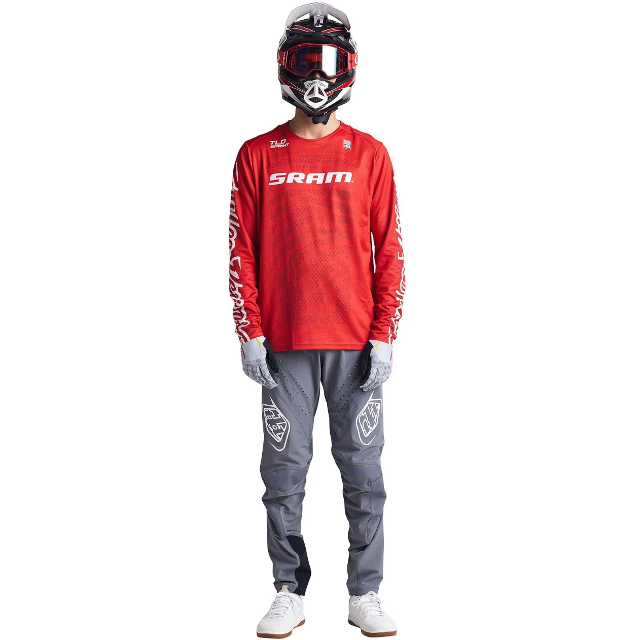 TROY LEE DESIGNS SPRINT SRAM Langarm Trikot Rot