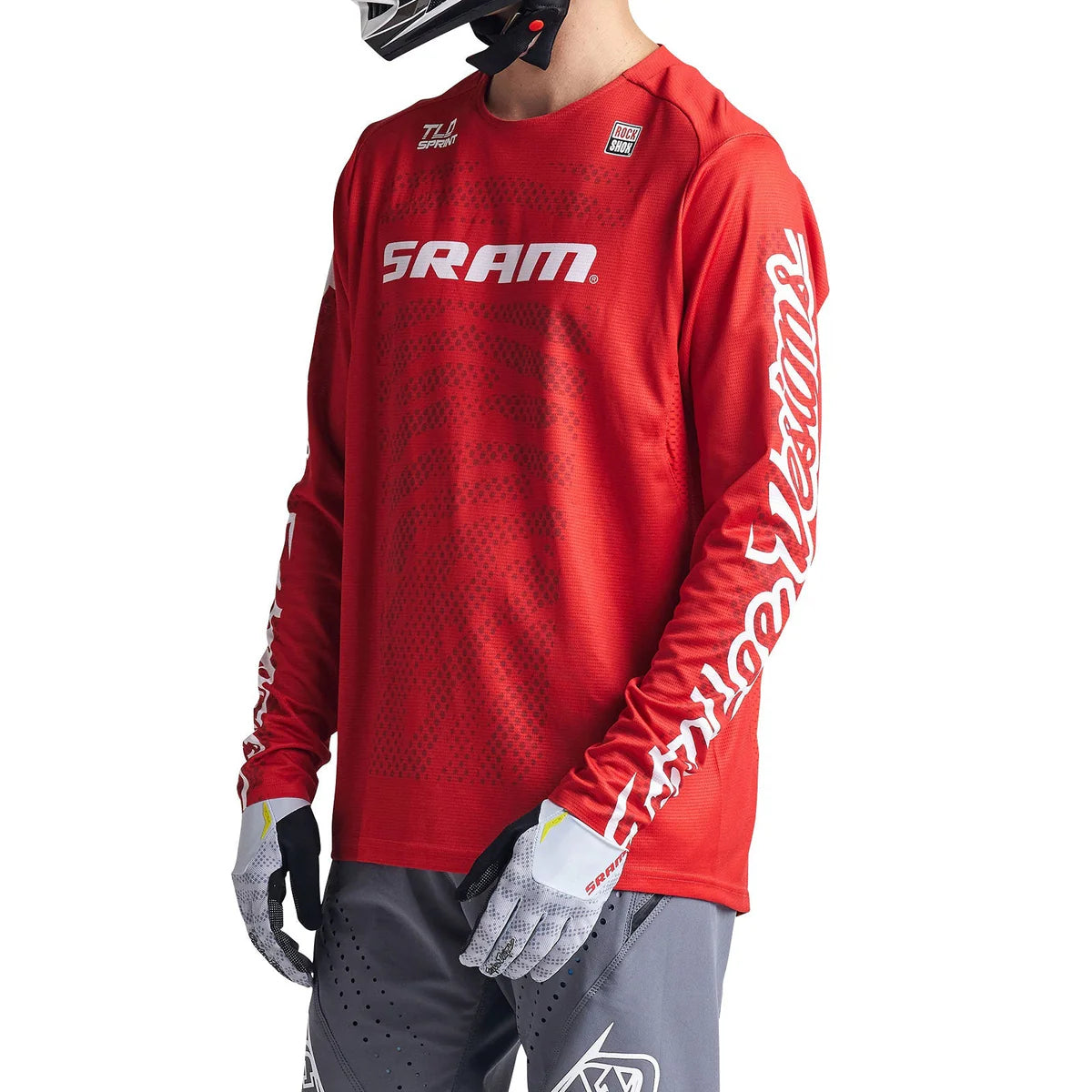 TROY LEE DESIGNS SPRINT SRAM Langarm Trikot Rot