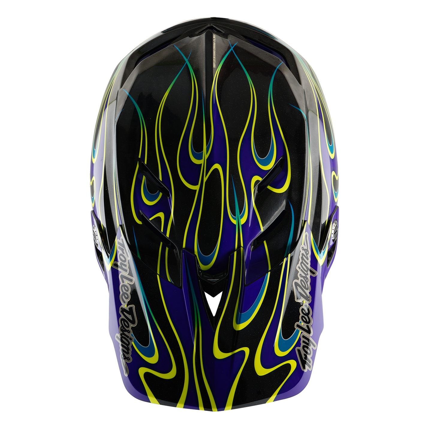 MTB-Helm TROY LEE DESIGNS D4 CARBON MIPS Drip Schwarz/Violett