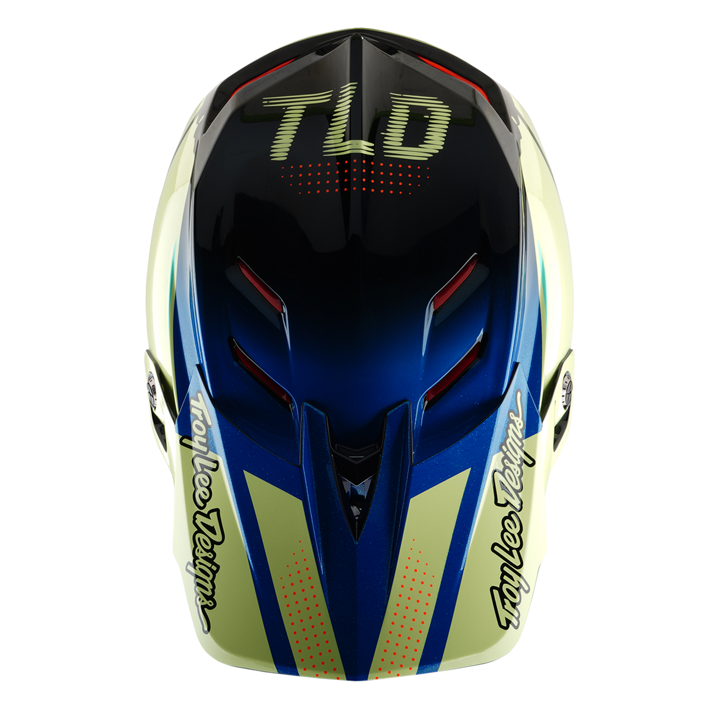 MTB-Helm TROY LEE DESIGNS D4 COMPOSITE MIPS Drip Gelb