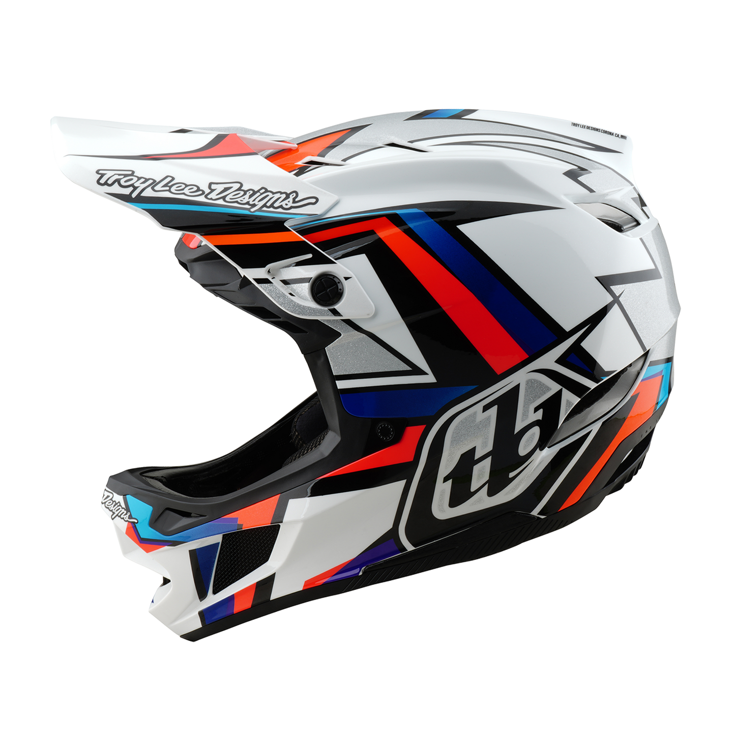 MTB-Helm TROY LEE DESIGNS D4 COMPOSITE FRAMES Weiß/Grau 2025