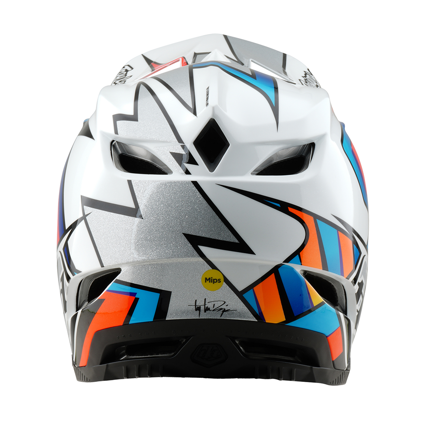 MTB-Helm TROY LEE DESIGNS D4 COMPOSITE FRAMES Weiß/Grau 2025