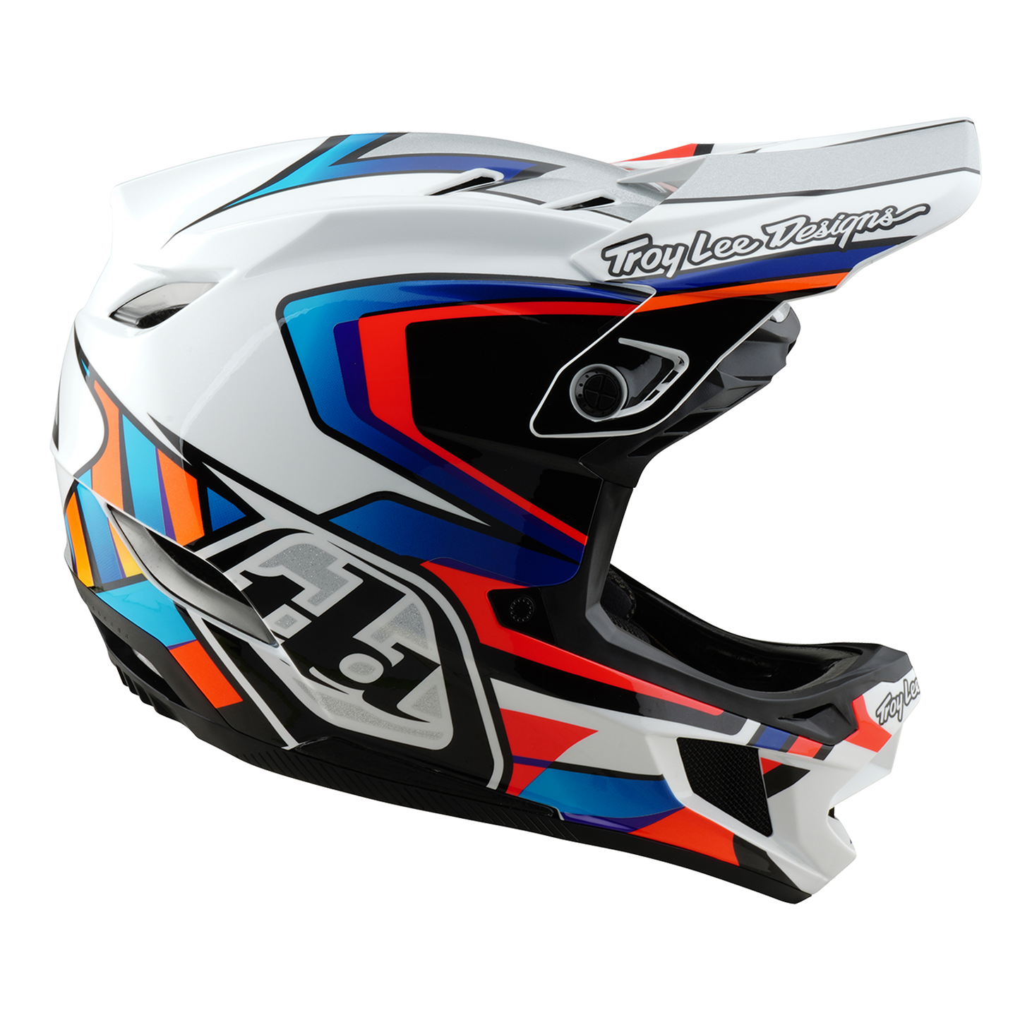 MTB-Helm TROY LEE DESIGNS D4 COMPOSITE FRAMES Weiß/Grau 2025
