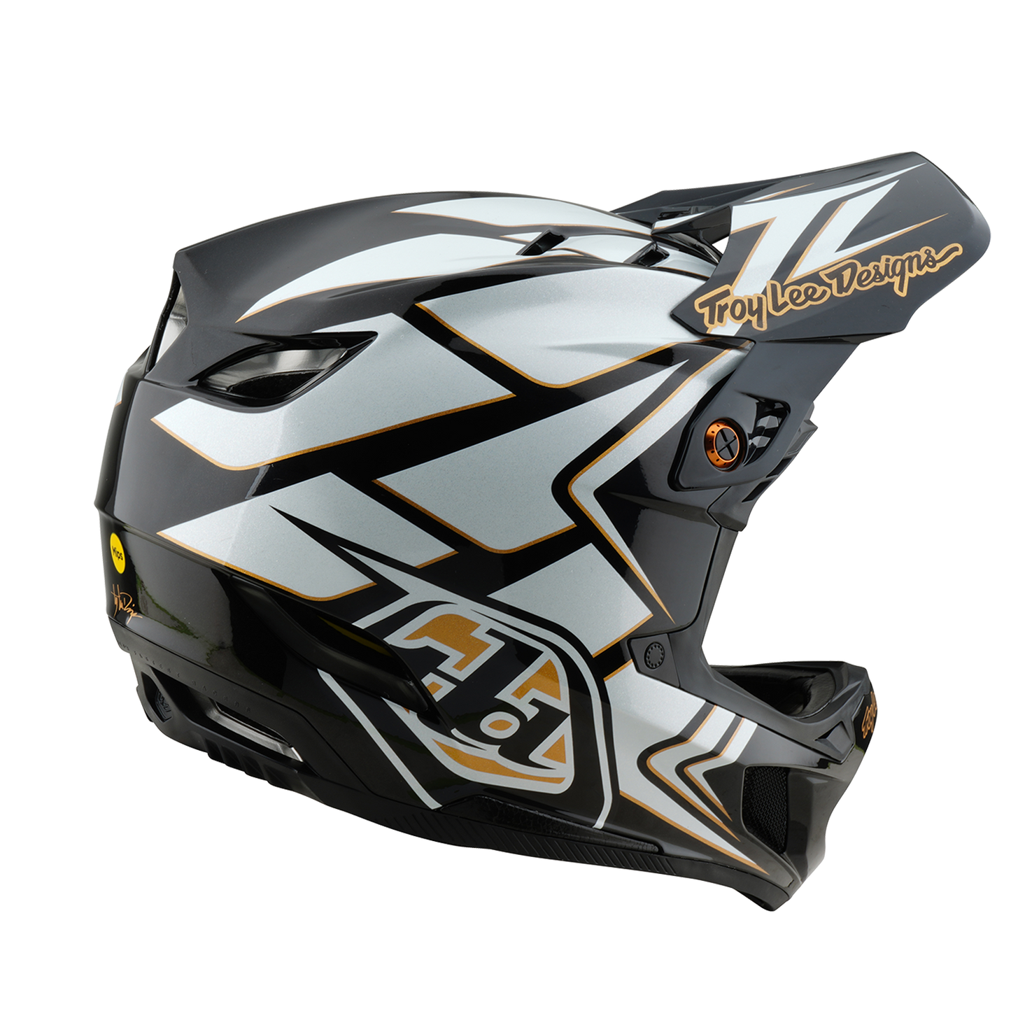 MTB-Helm TROY LEE DESIGNS D4 COMPOSITE MIPS GHOSTWING Weiß