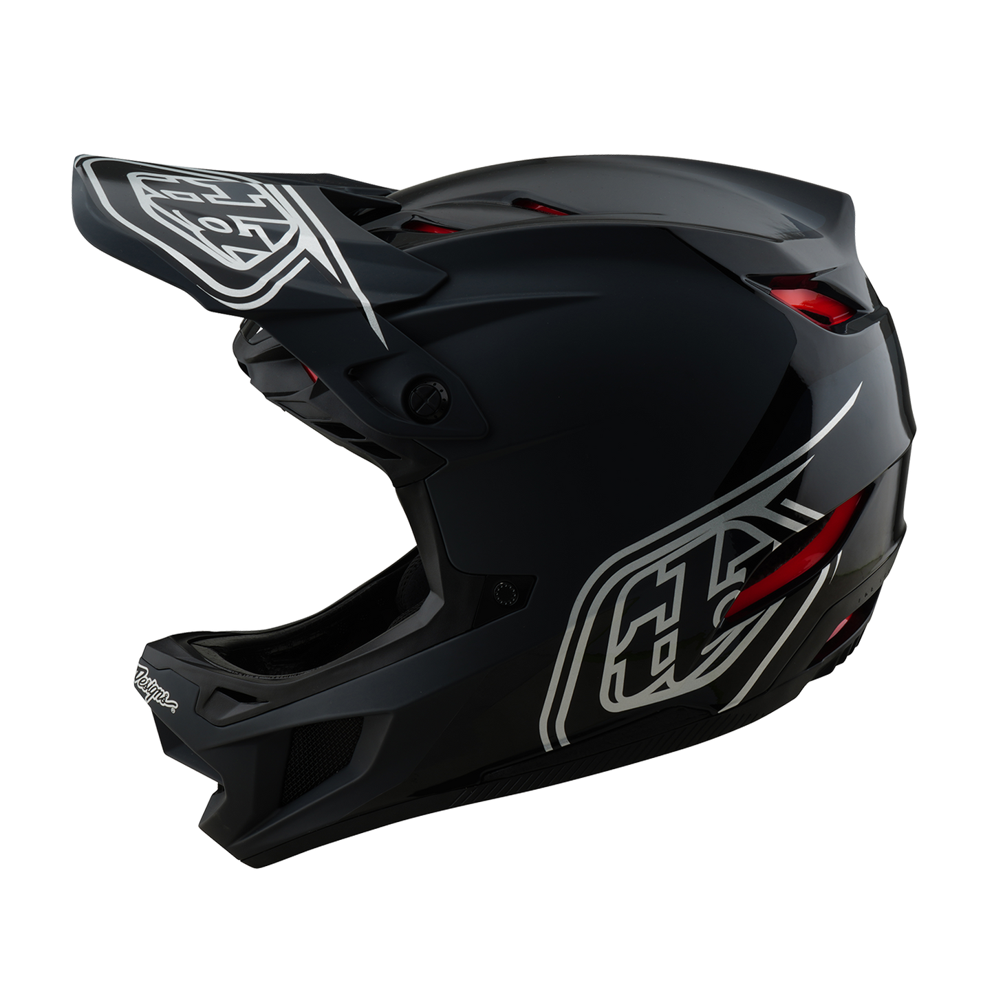 MTB-Helm TROY LEE DESIGNS D4 POLYACRYLITE SHADOW Schwarz 2025