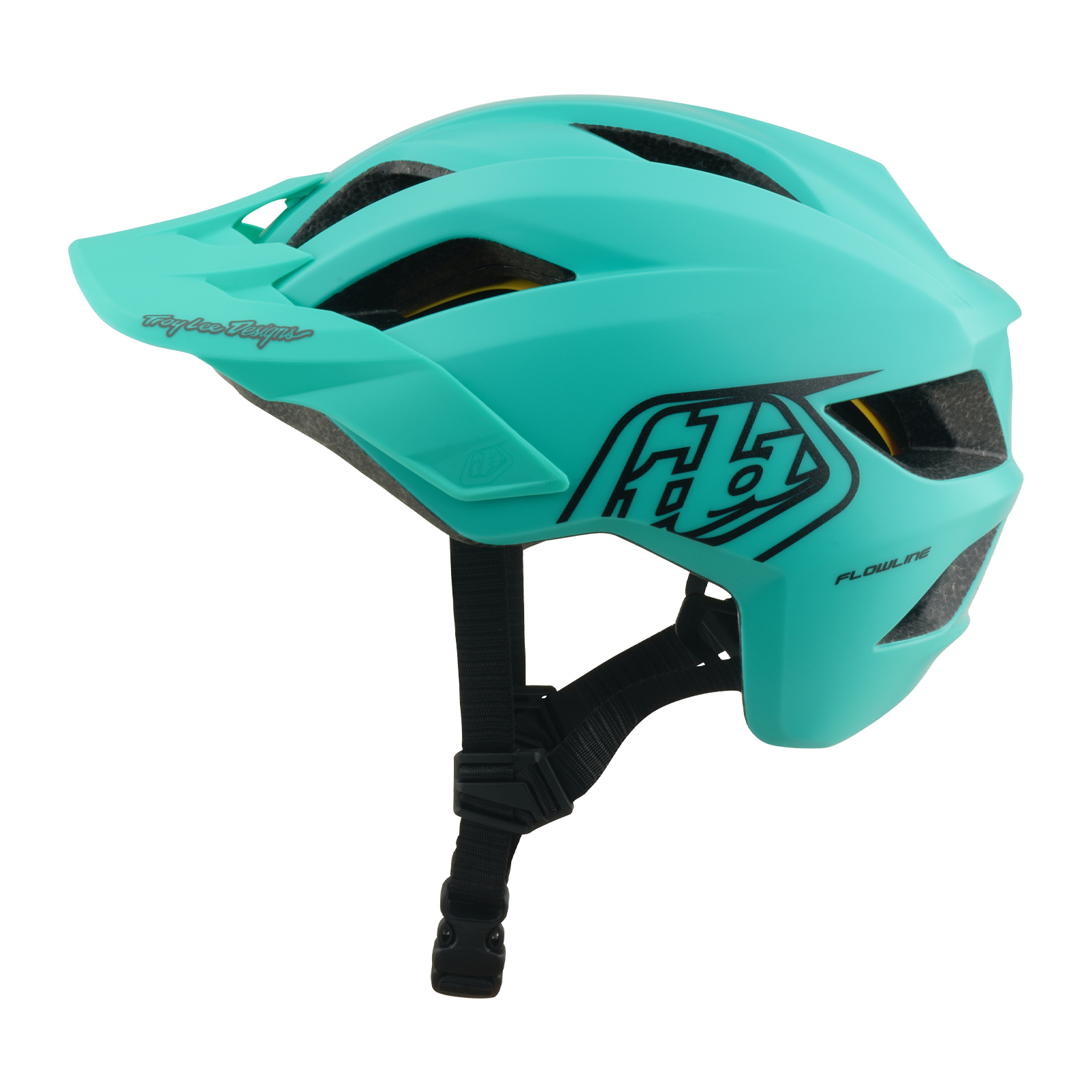 MTB-Helm TROY LEE DESIGNS FLOWLINE POINT MIPS Junior Charcoal/Grün – Probikeshop
