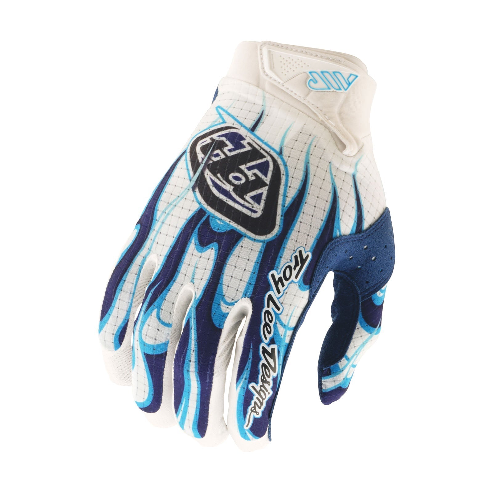 troy lee design handschuhe Handschuhe TROY LEE DESIGNS AIR TORCHED Weiß/Blau – Probikeshop