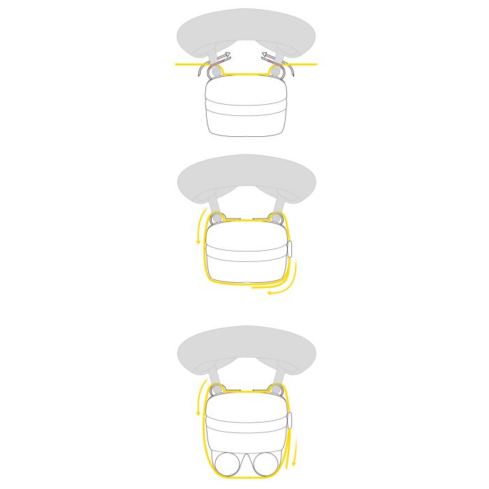 TOPEAK ELEMENTA Satteltasche Schwarz