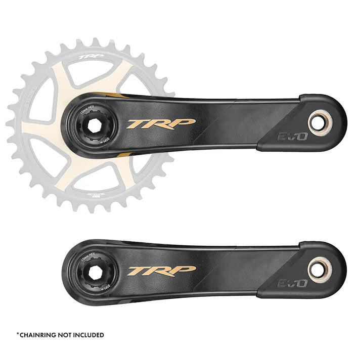 TRP EVO 12 M9050 Carbon Kurbeln Schwarz/Gold