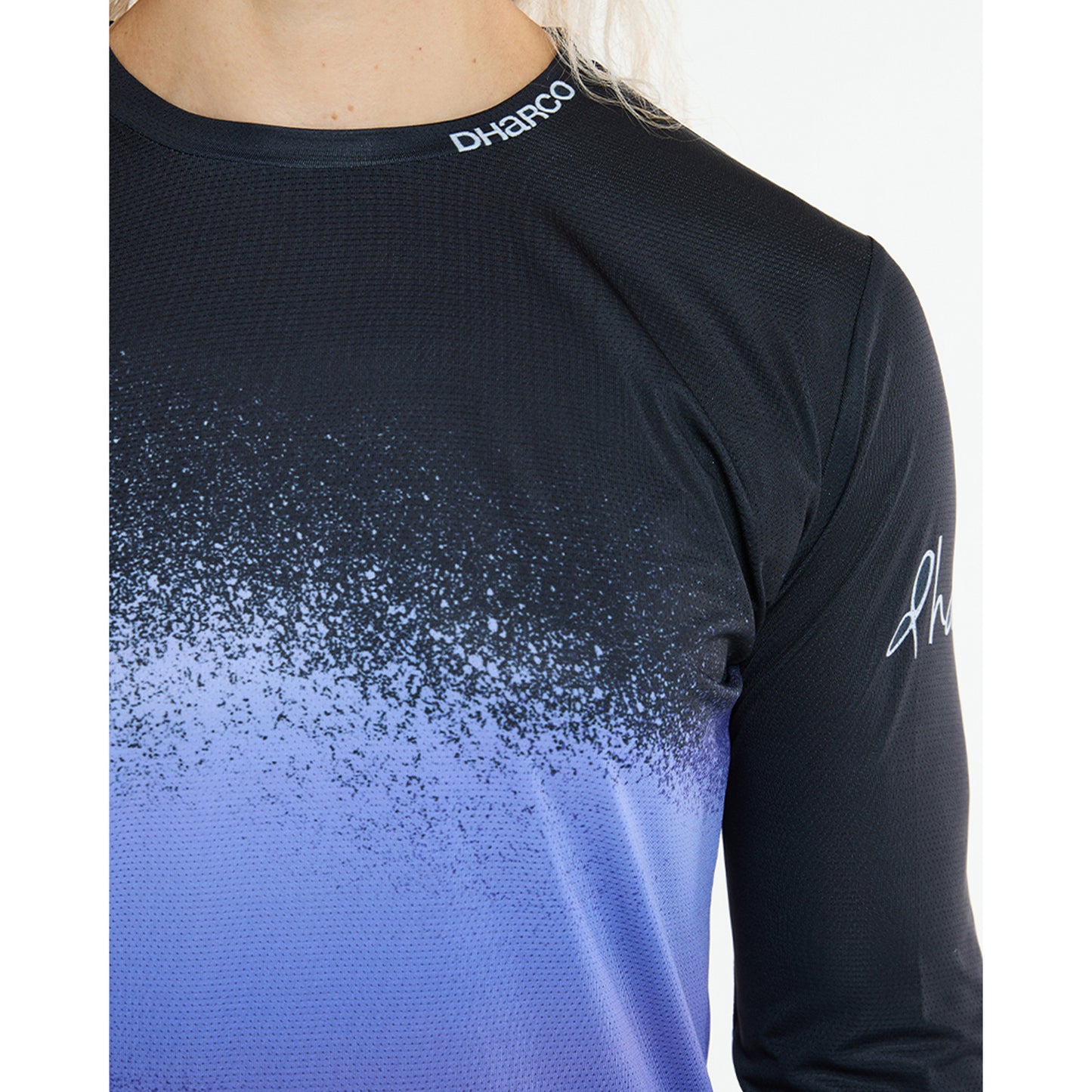 DHARCO ULTRA VIOLETT Trikot Langarm Women Schwarz/Violett