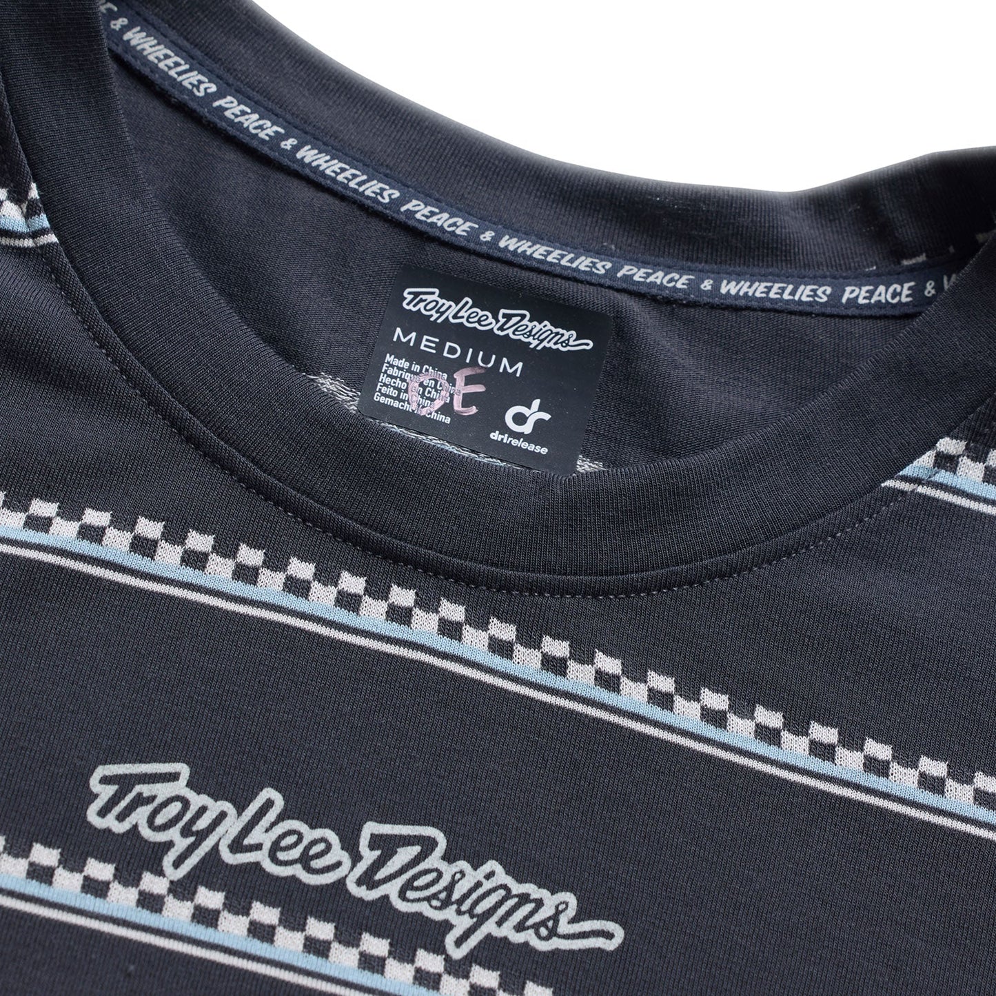 TROY LEE DESIGNS LILIUM RIDE CHECKED OUT Damen Kurzarmtrikot Carbon