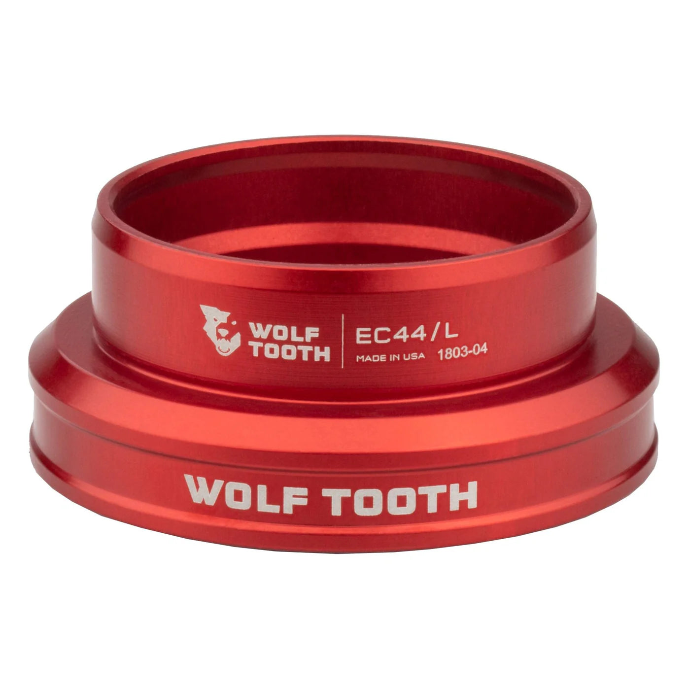 Untere Lagerschale für externen Steuersatz WOLF TOOTH PERFORMANCE 1.5" EC44 Rot