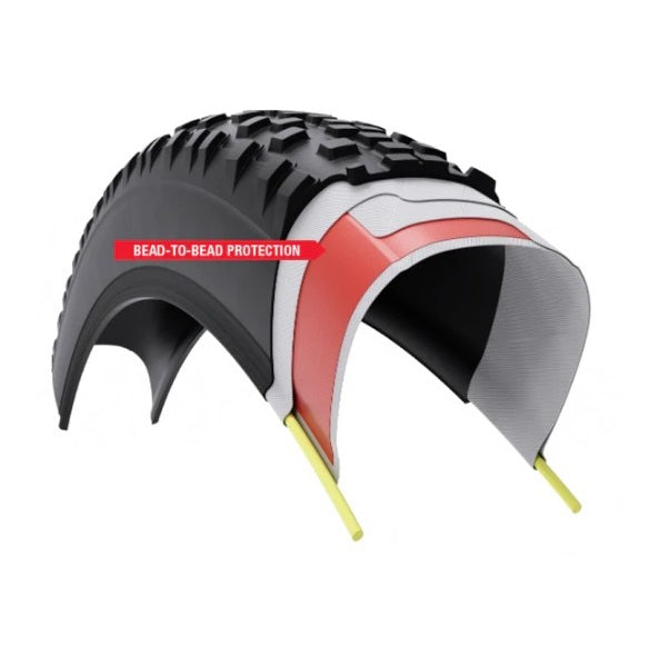 WTB-Reifen BYWAY TCS LIGHT FAST ROLLING DUAL DNA SG2 650x47c Tubeless Ready Verstärkt Beige