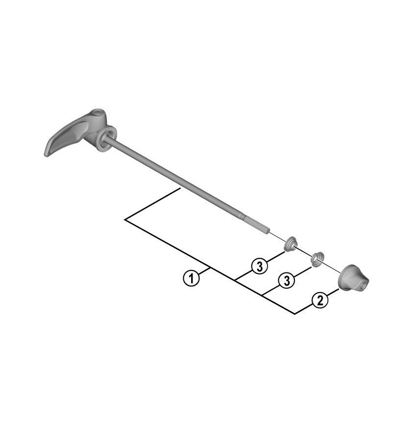 SHIMANO DURA-ACE Hinterrad-Schnellspanner WH-R9100