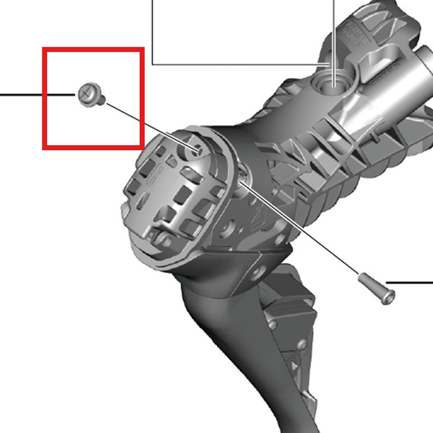 Schraube Abdeckung SHIMANO Akku ST-R9270