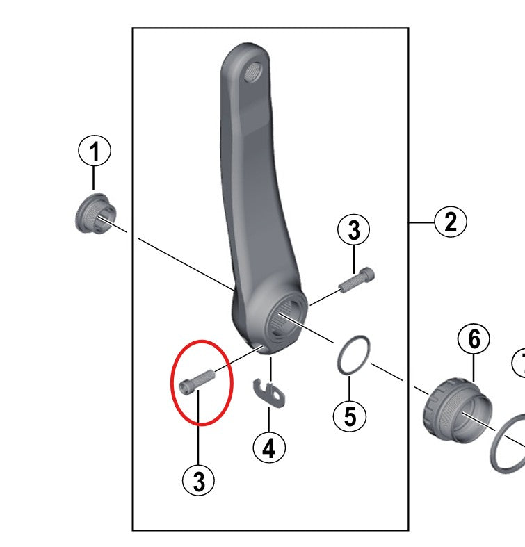 SHIMANO Kurbelabdeckung für FC-R9100-P Tretlager