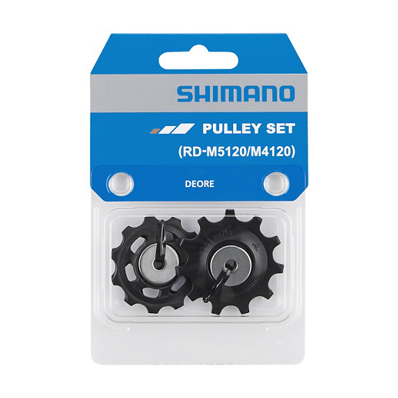 Ein Paar SHIMANO deORE RD-M5120 Umwerferrollen hinten #Y3HM98010