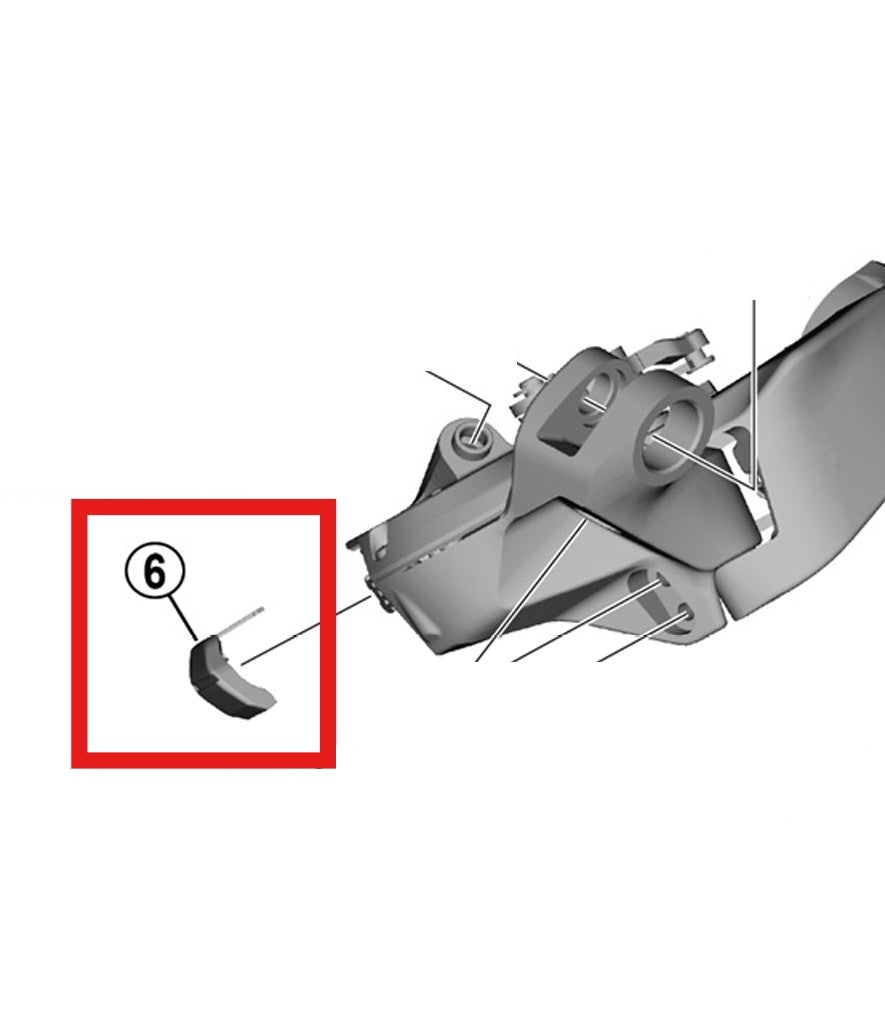 Ladeanschlussabdeckung SHIMANO RD-R8150/7150/RX825
