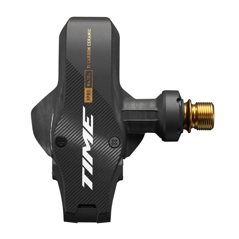 Pedale TIME X PRO 12 SL Q-Factor 53 Carbon/Titan Gold