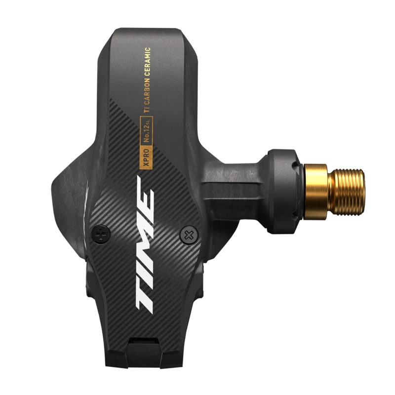 Pedale TIME X PRO 12 SL Q-Factor 57 Carbon/Titan Gold