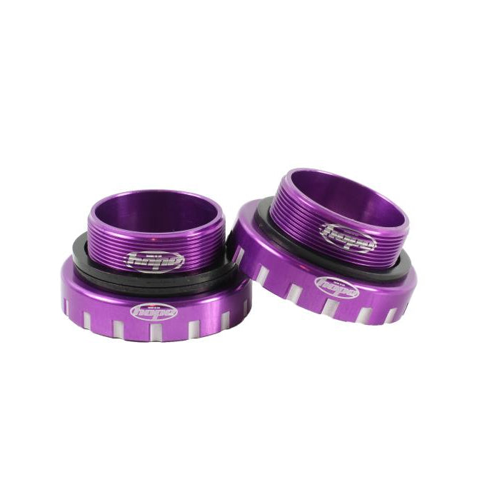 HOPE 68/73/83 mm Tretlagergehäuse 30 mm Achse Violett