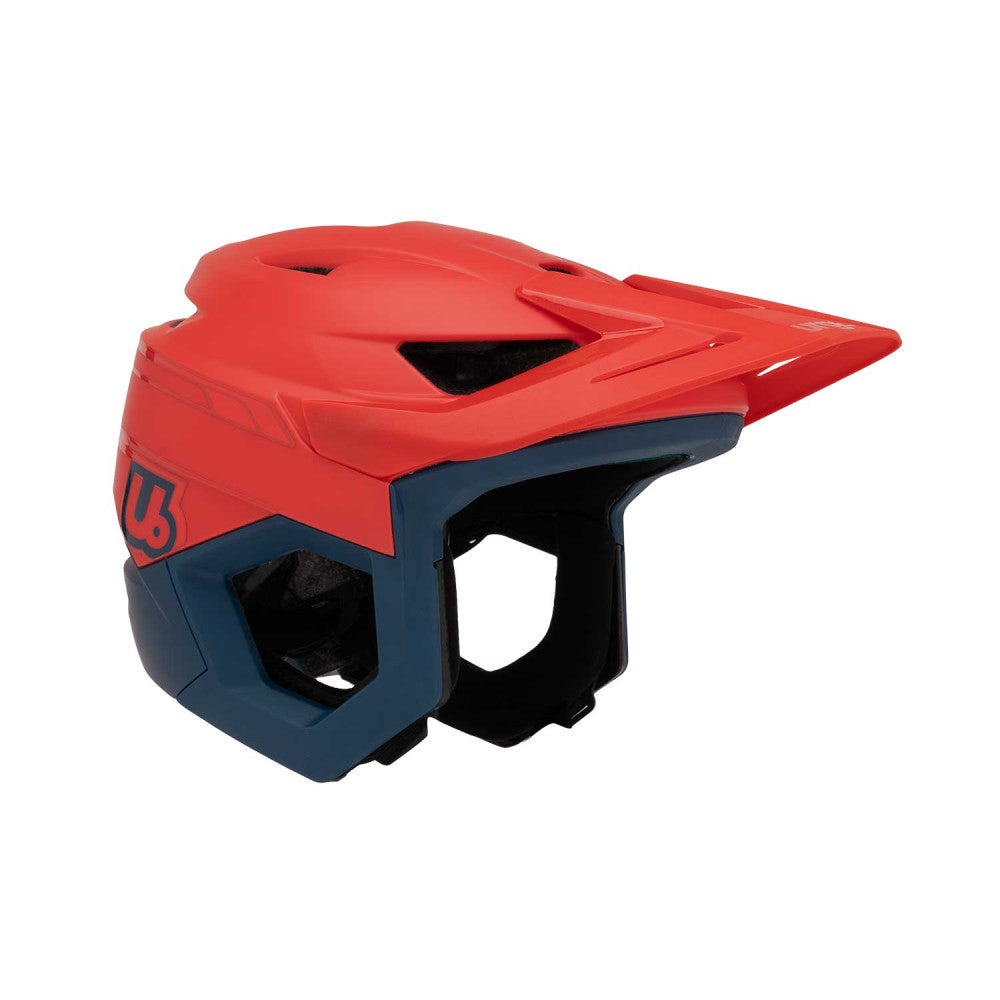 MTB-Helm URGE RASCAS Neon Rush Rot/Blau