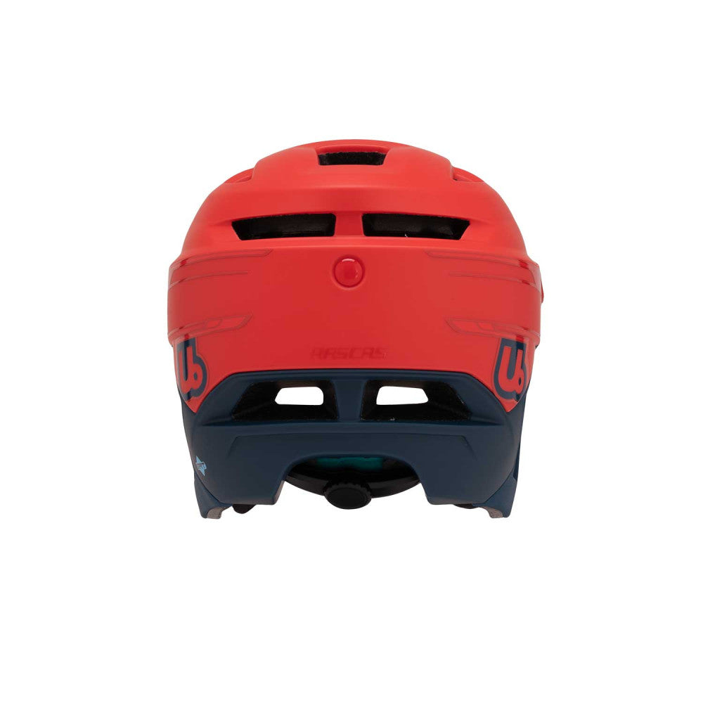 MTB-Helm URGE RASCAS Neon Rush Rot/Blau