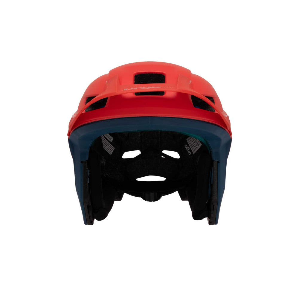 MTB-Helm URGE RASCAS Neon Rush Rot/Blau