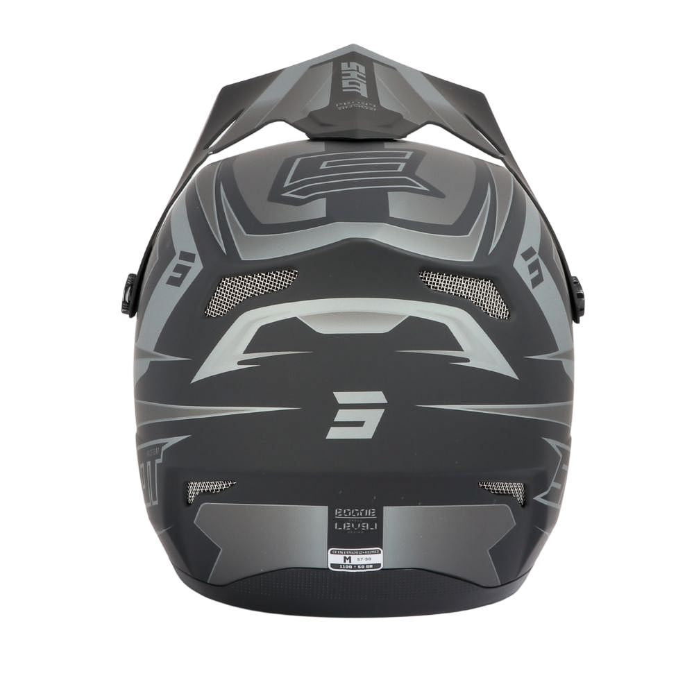 BMX-Helm SHOT ROGUE Junior Level Schwarz Matt