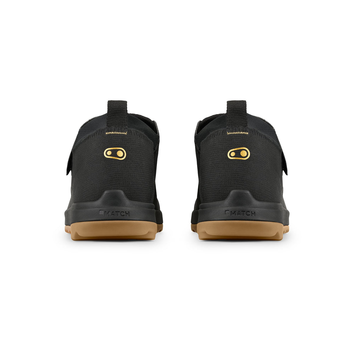 Crankbrothers Stamp Trail BOA MTB-Schuhe Schwarz/Gum — Rückansicht