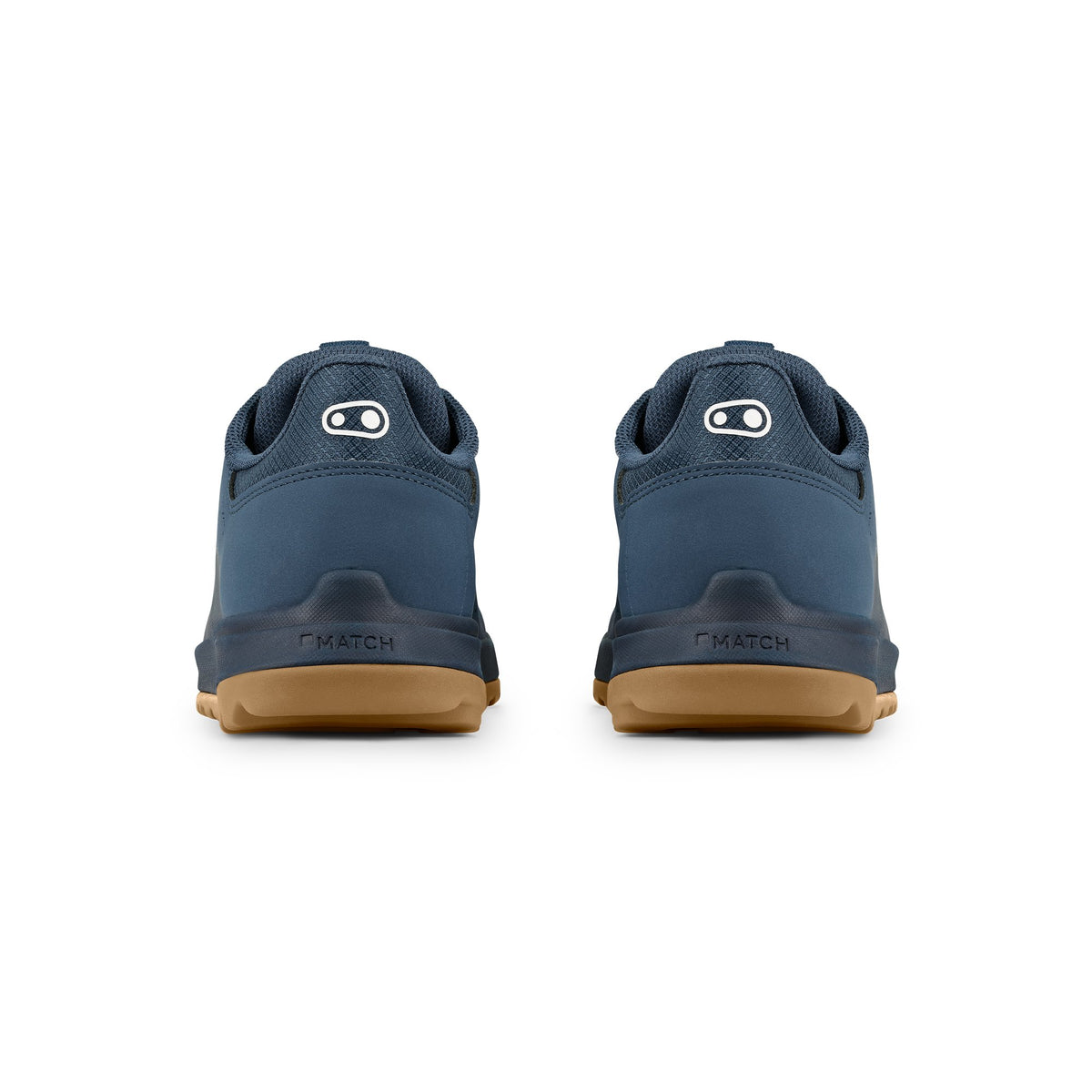 Crankbrothers Stamp Trail Lace MTB-Schuhe Blau/Gum — Rückansicht