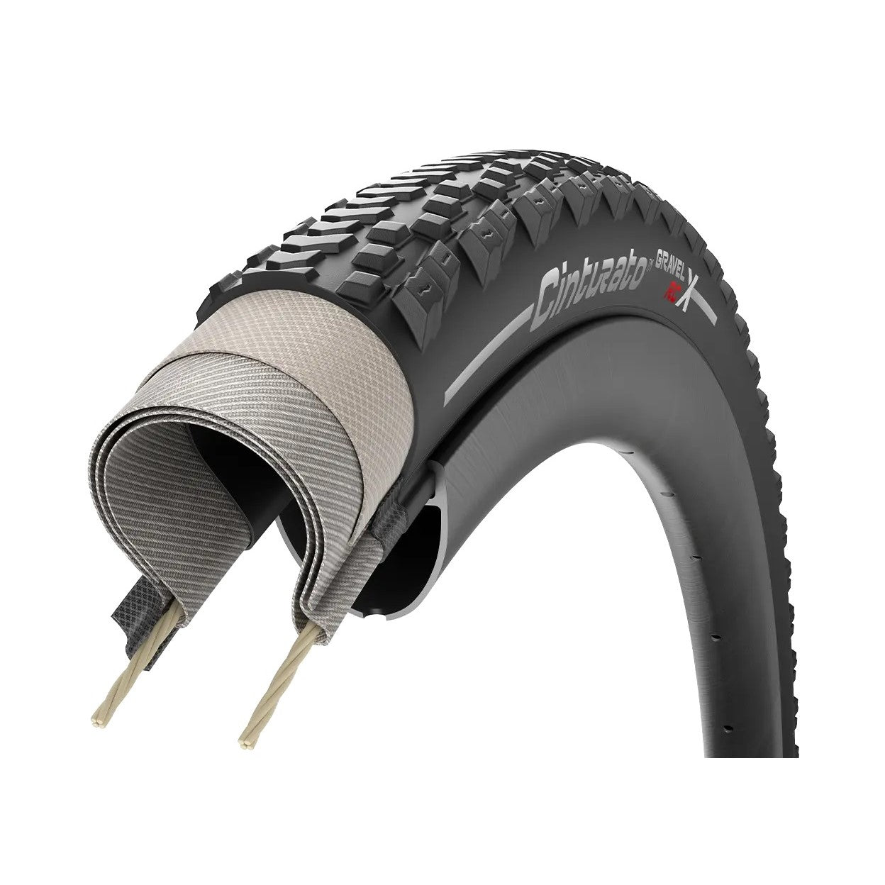 Reifen PIRELLI CINTURATO RCX 700x35c Tubeless Ready Classic Beige