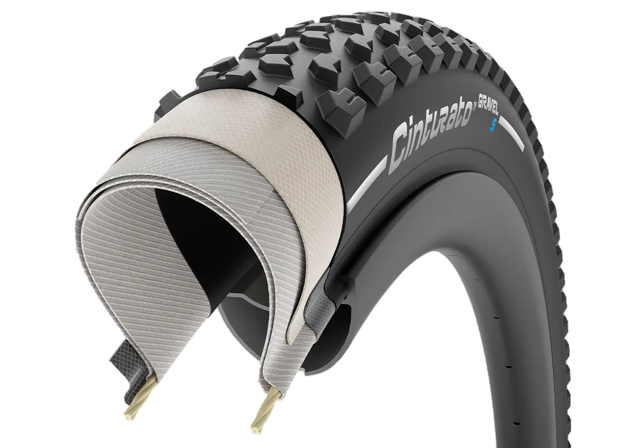 Reifen PIRELLI CINTURATO GRAVEL S 700x50c Tubeless Ready Classic Beige