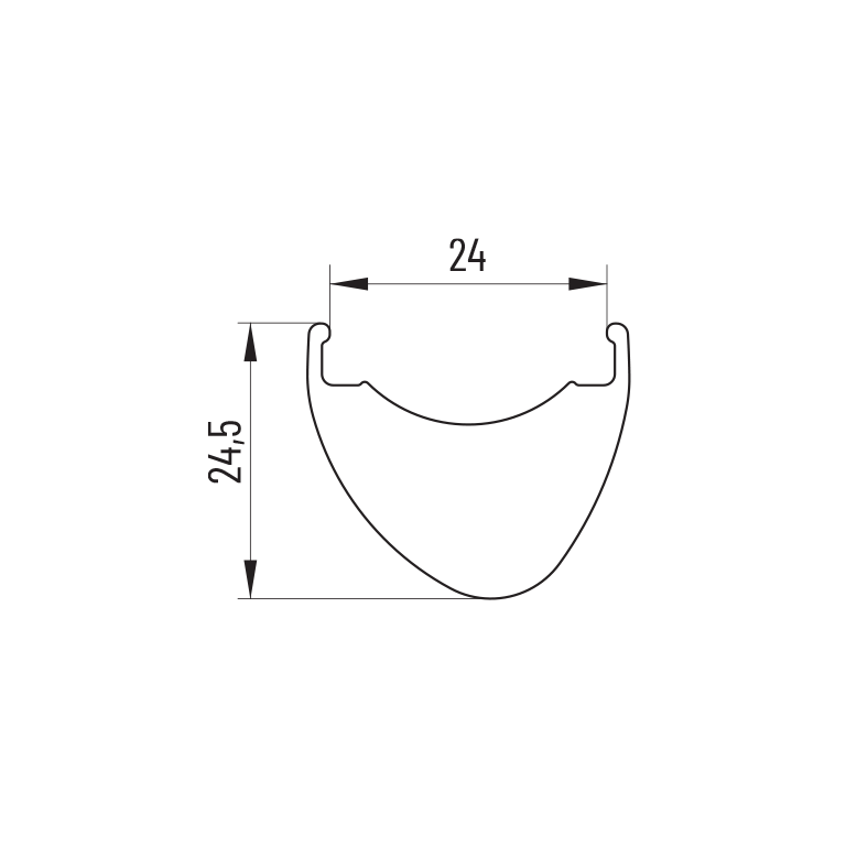 Ein Paar MICHE CONTACT GR DISC Laufräder mit Reifen (Center Lock)