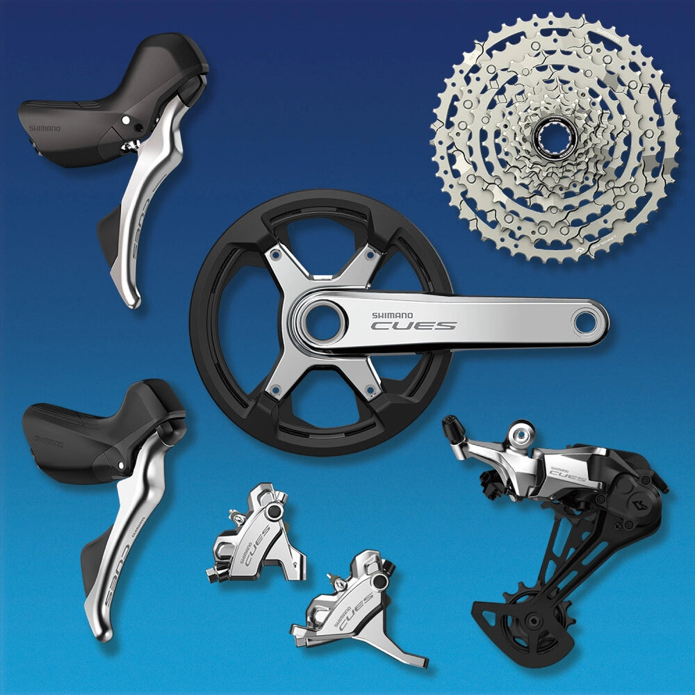 Kassette 10-fach SHIMANO CUES CS-LG400 Linkglide - Polish Silver Edition