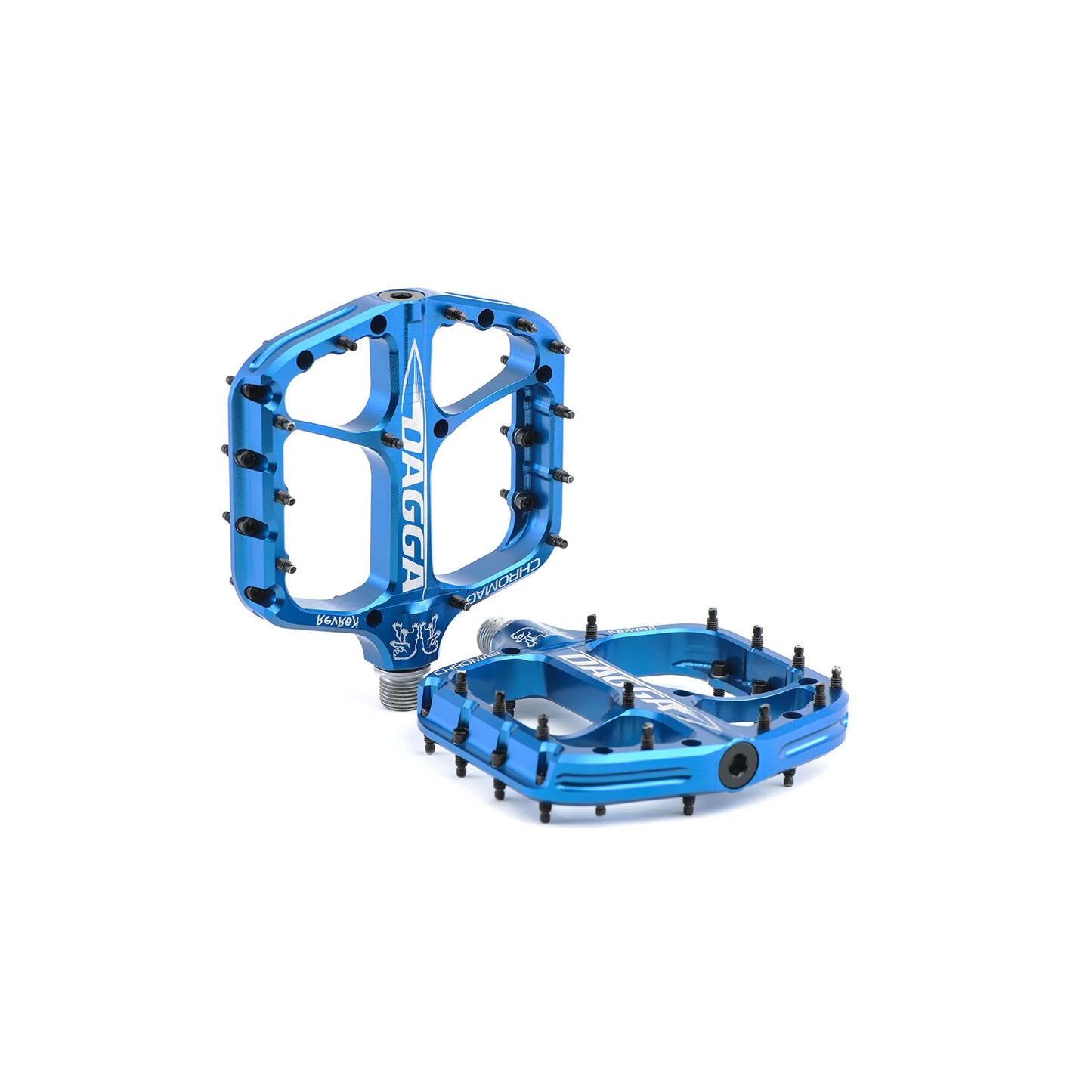Flat Pedals CHROMAG DAGGA CHRIS KOVARIK Blau