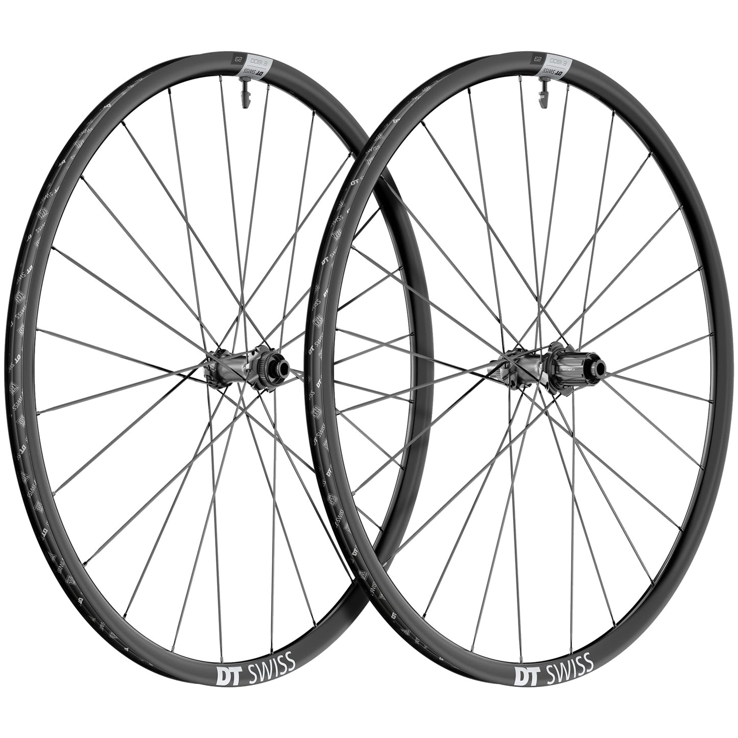 Paar Laufräder DT SWISS E 1800 SPLINE 23 DISC Tubeless Ready (Center Lock) 2024