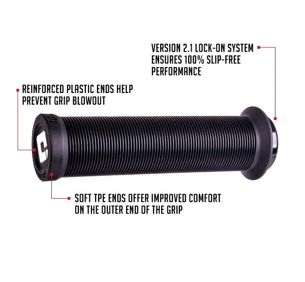 Grips ODI LONGNECK V2.1 Lock-on 135 mm Schwarz