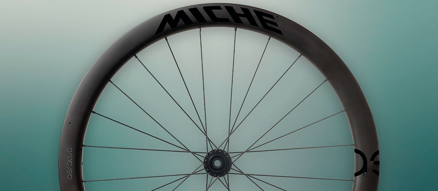 Paar Laufräder MICHE ASFALTO 45 Tubeless Ready (Center Lock)