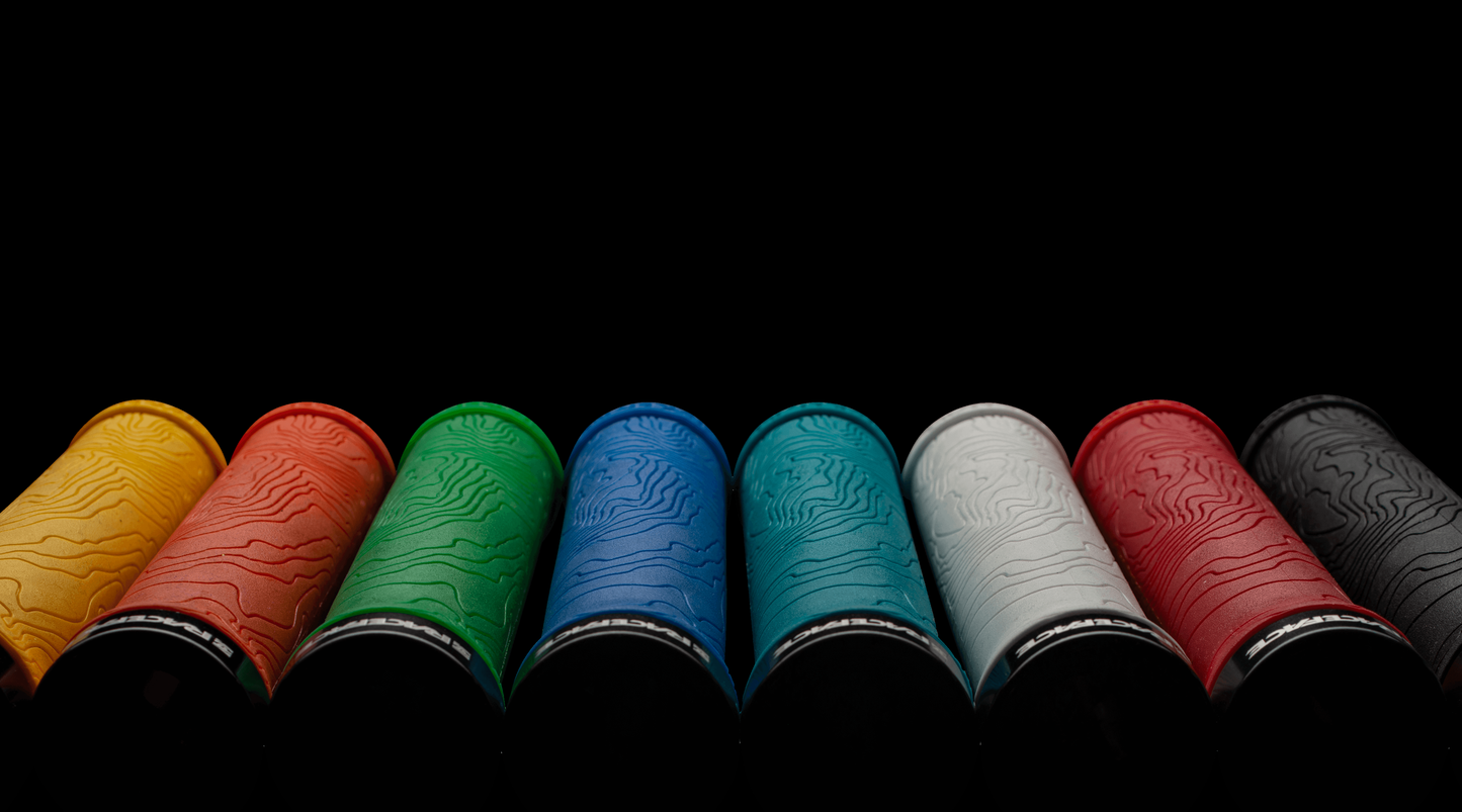 RACE FACE HALF NELSON Lock-On Grips Rot