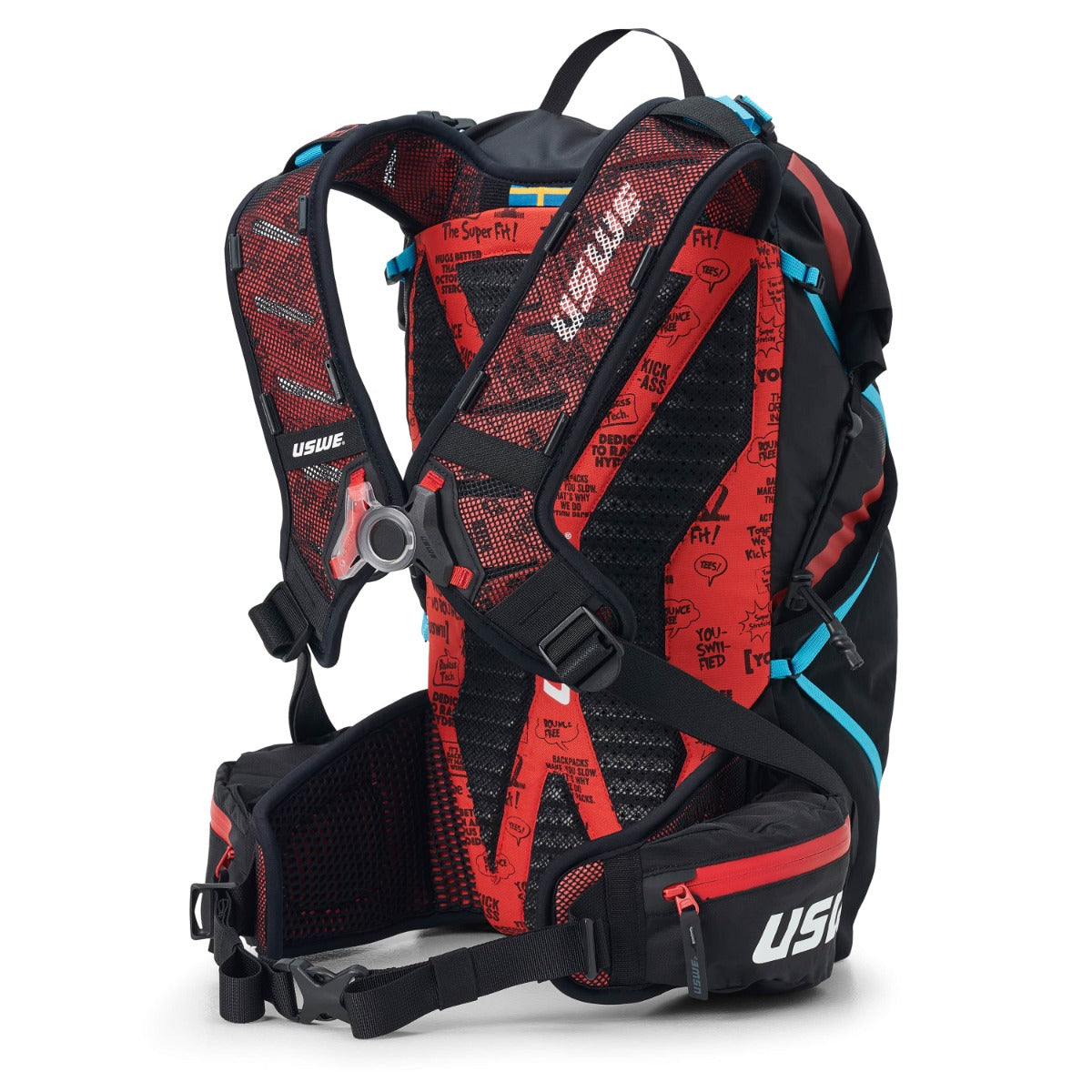 USWE HAJKER 18 L Rucksack Schwarz/Rot