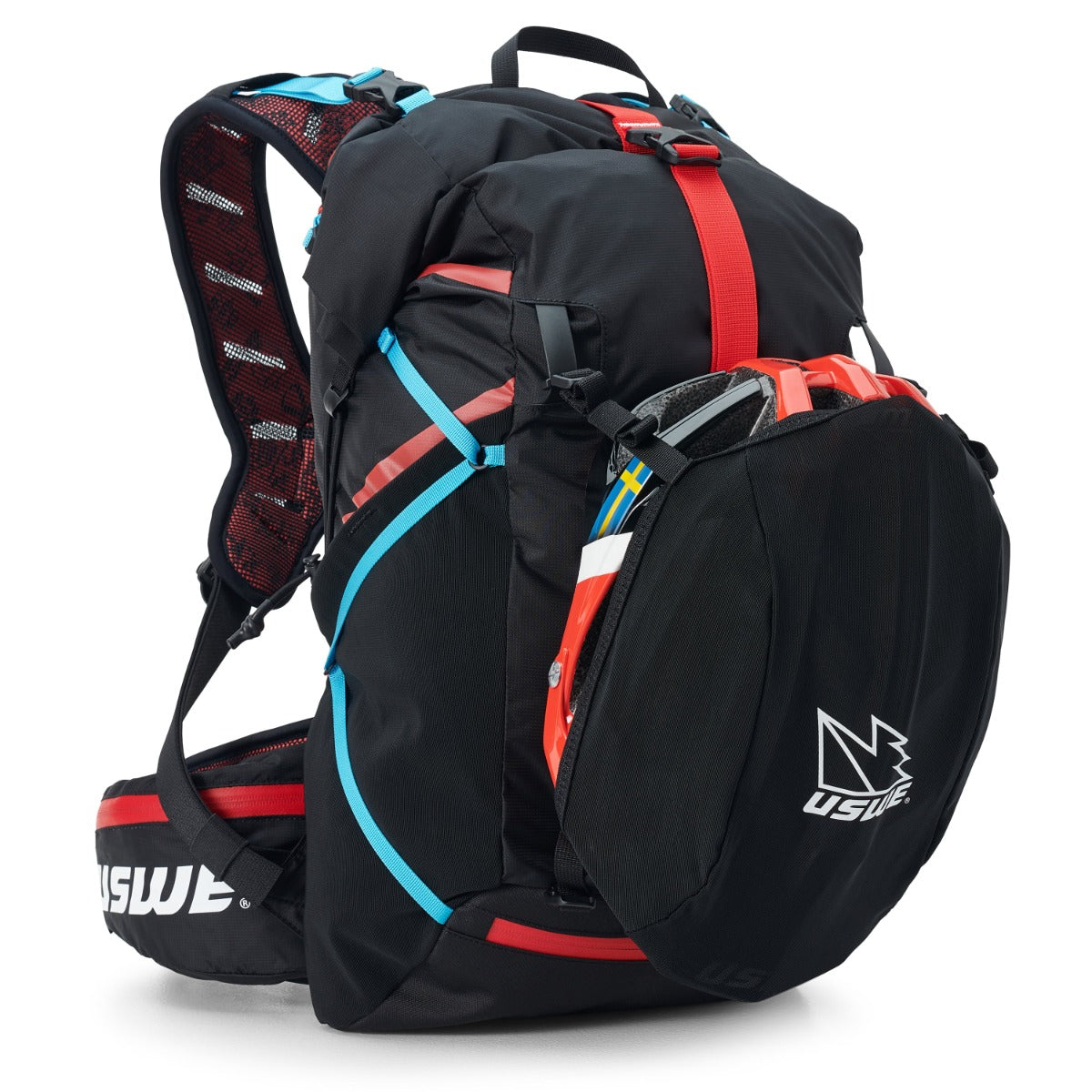 USWE HAJKER 18 L Rucksack Schwarz/Rot