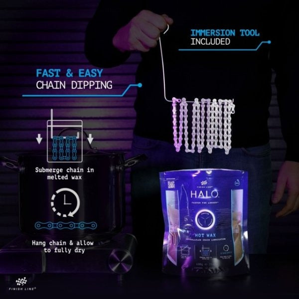 Kettenschmiermittel FINISH LINE HALO WAX Heißwachsgranulat (600 g)