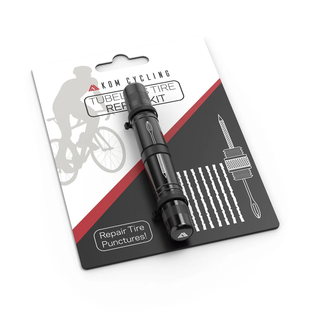 KOM CYCLING Tubeless Reparatursatz Schwarz
