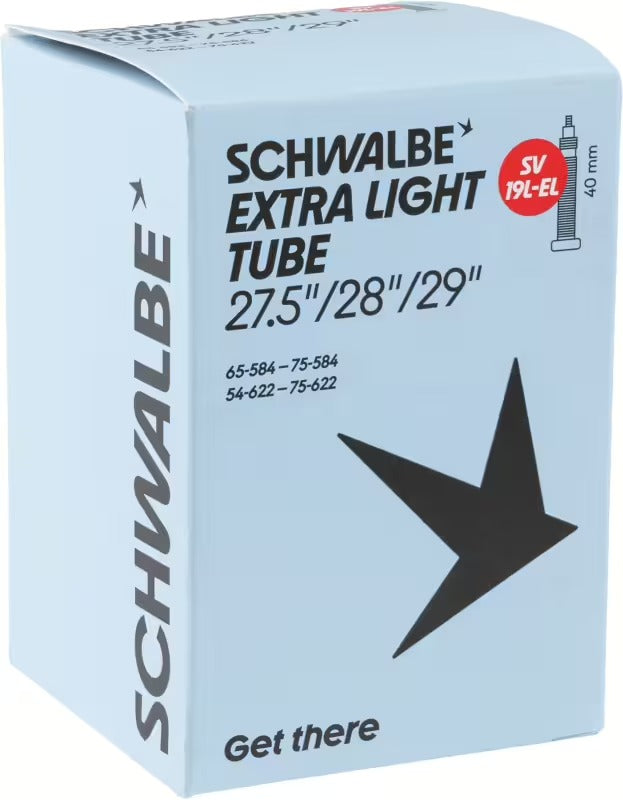 SCHWALBE EXTRA LIGHT SV 19L 27,5/29 x 2,10/3 Schlauch, Presta, 40 mm