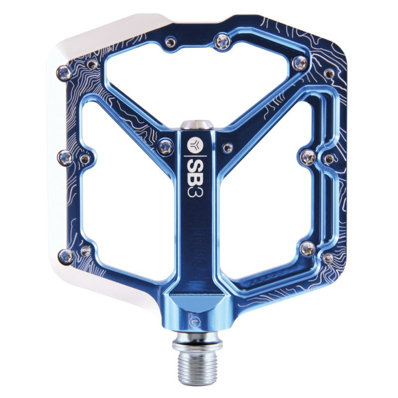 blaue fahrrad pedale Pedale flach SB3 SPECTRUM Blau – Probikeshop